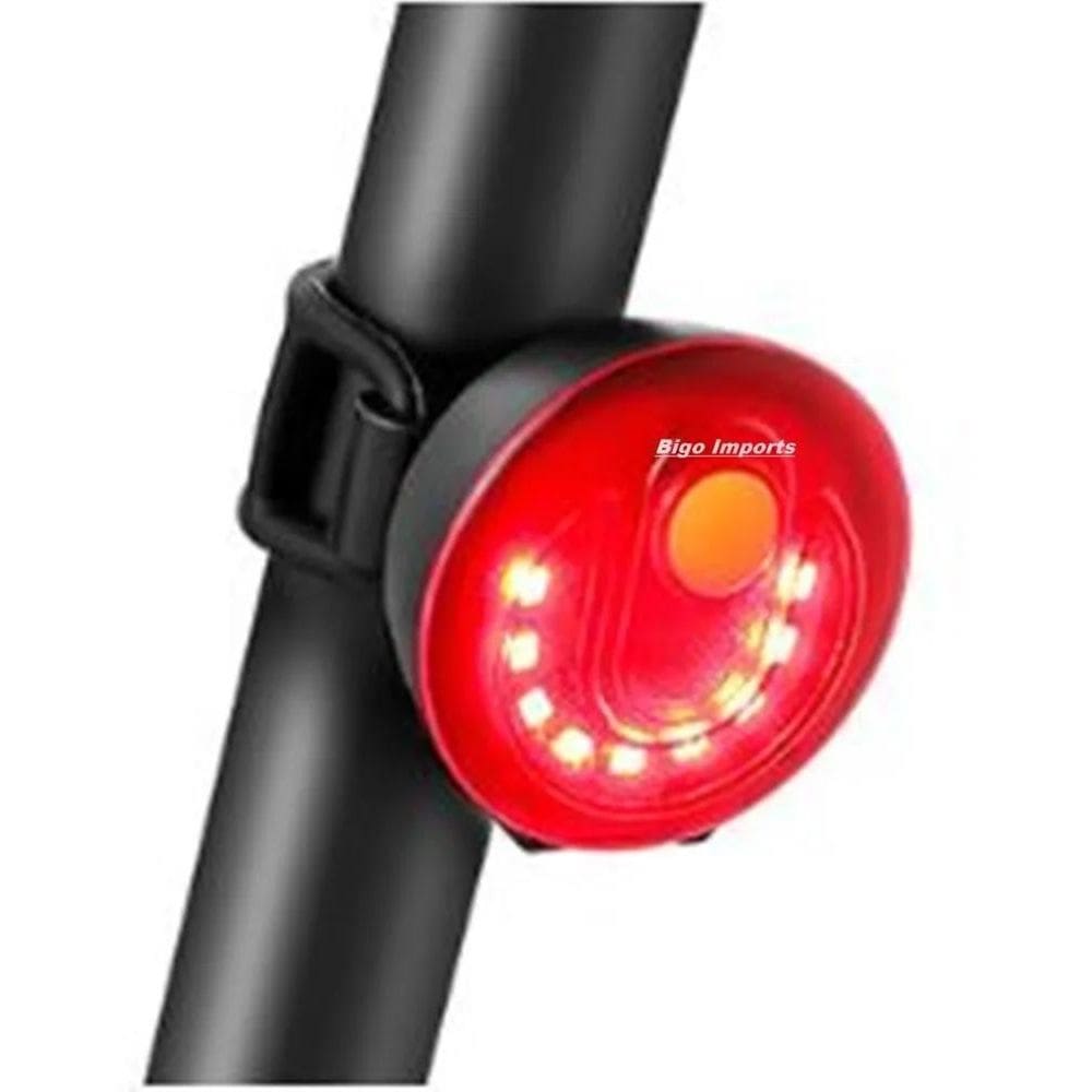 2X Lanterna Bike Traseira Recarregável 150 Lumes 360º 8 Leds