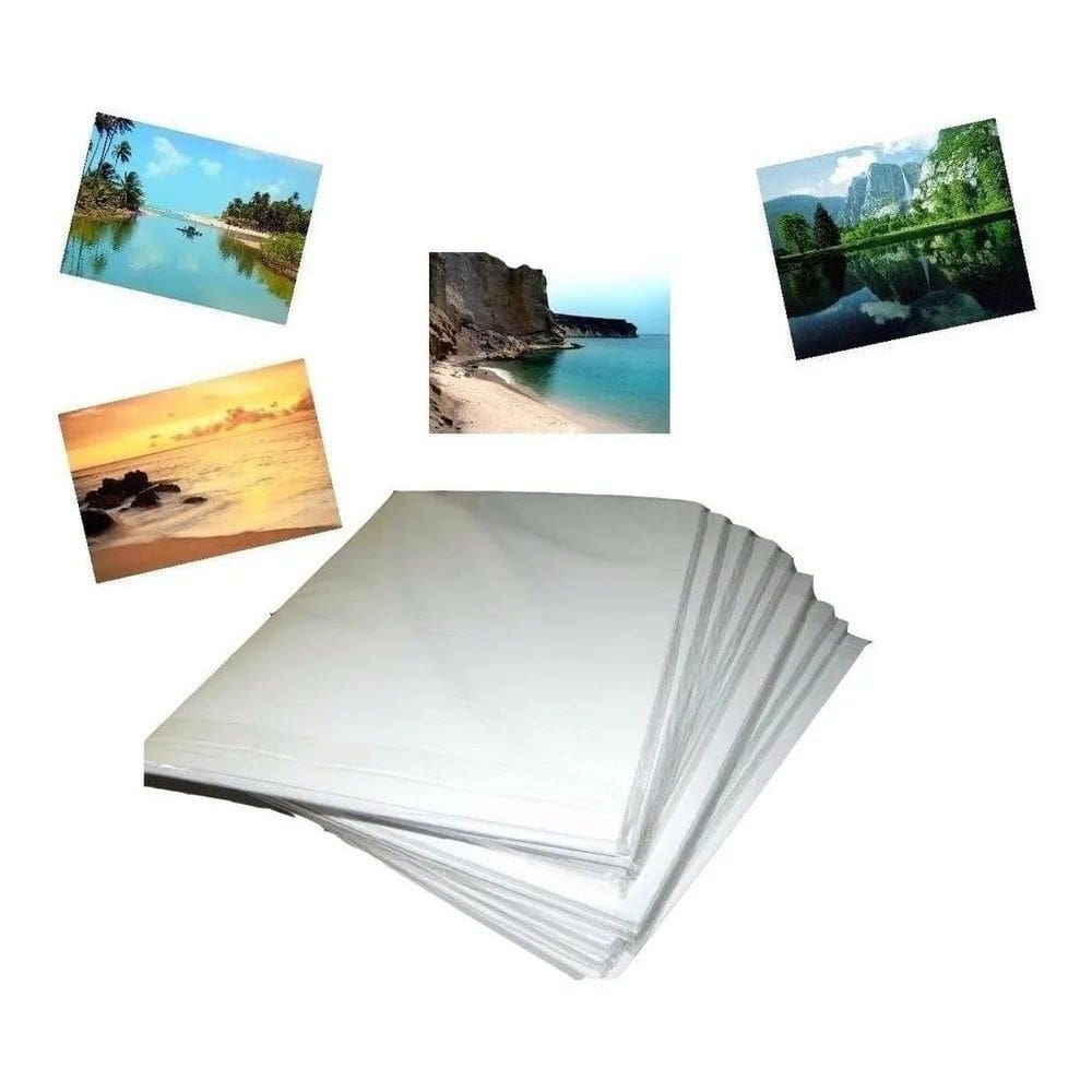 2X 100 Folhas Papel Foto Glossy A3 180G Brilho Prova D`Agua