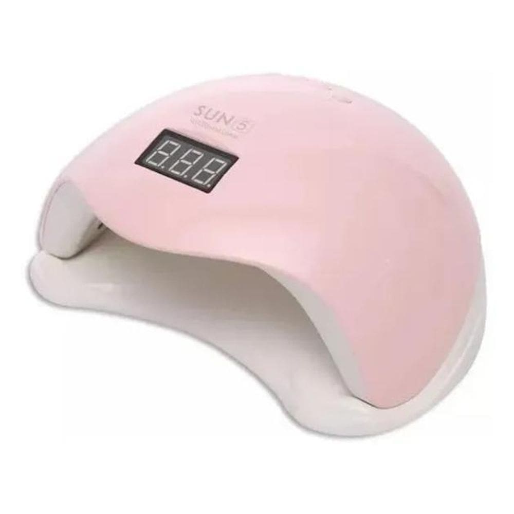 Cabine Sun 5 Digital 48W Secagem Unhas De Gel Cor Rosa Volta