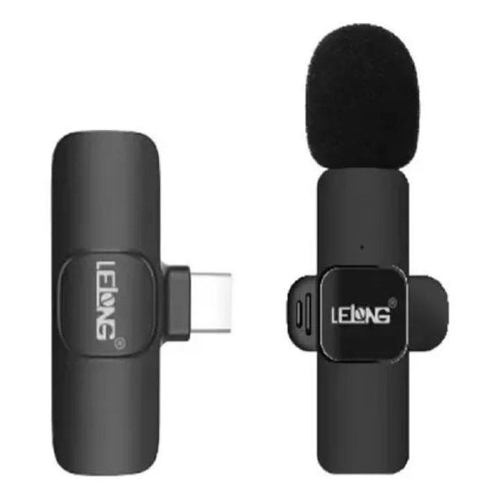 Microfone De Lapela Tipo C Com Conexão Estável