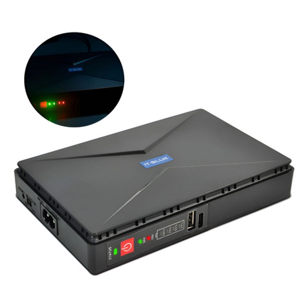 Fonte De Alimentação Mini Ups Nobreak Dc 2600mah X4 Bivolt