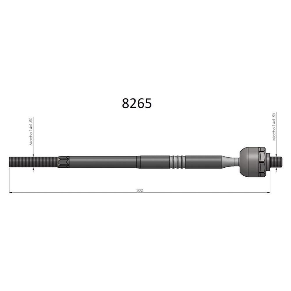 Barra Axial Gol Voyage Fox Polo Spacefox Crossfox Saveiro