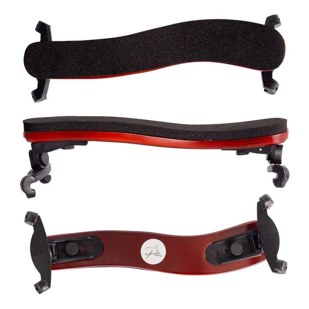 2X Espaleira Violino Di Pietro Dark Wood 4/4