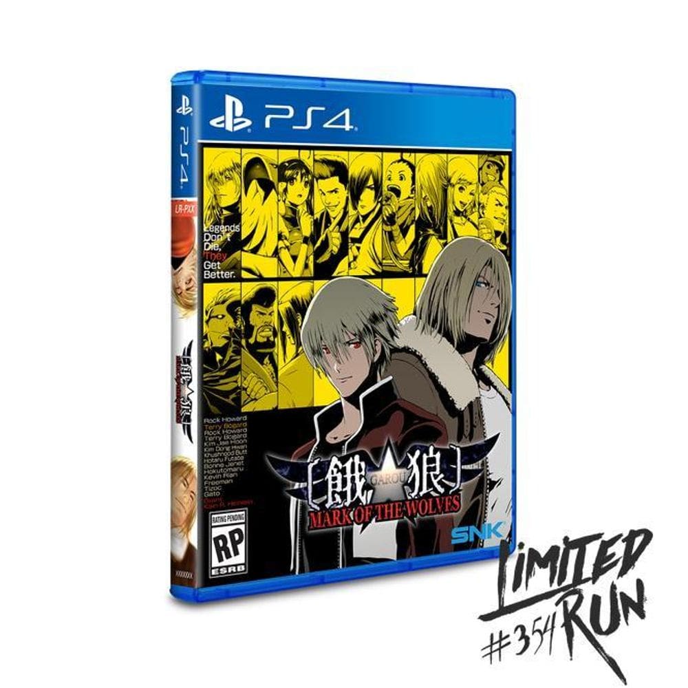 Garou Mark Of The Wolves Ps4 Limited Run Midia Fisica