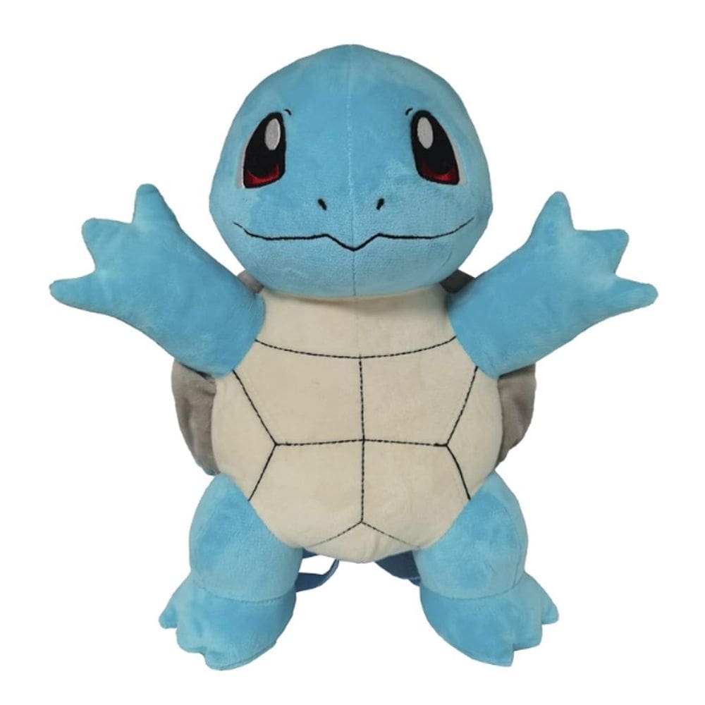 Mochila Pelúcia Pokémon Squirtle Blue - BBR