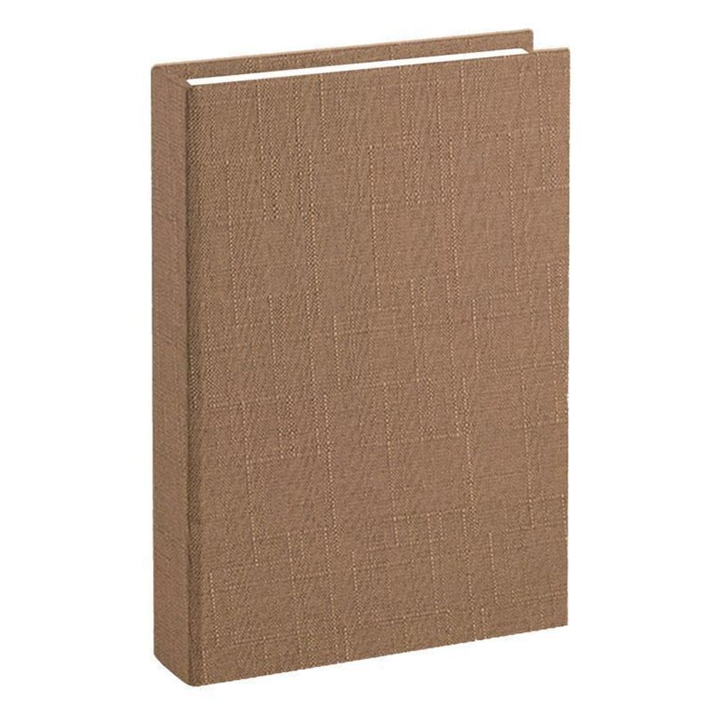 Livro Caixa Decoração Com Revestimento Marrom Claro