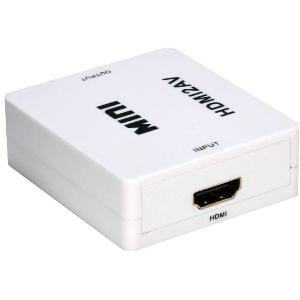 Conversor QVS HDMI para vídeo composto e áudio estéreo 1080p