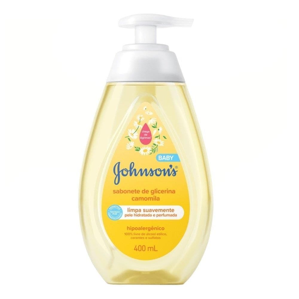 Sabonete Líquido Johnson`s Baby Glicerina Camomila 400ml