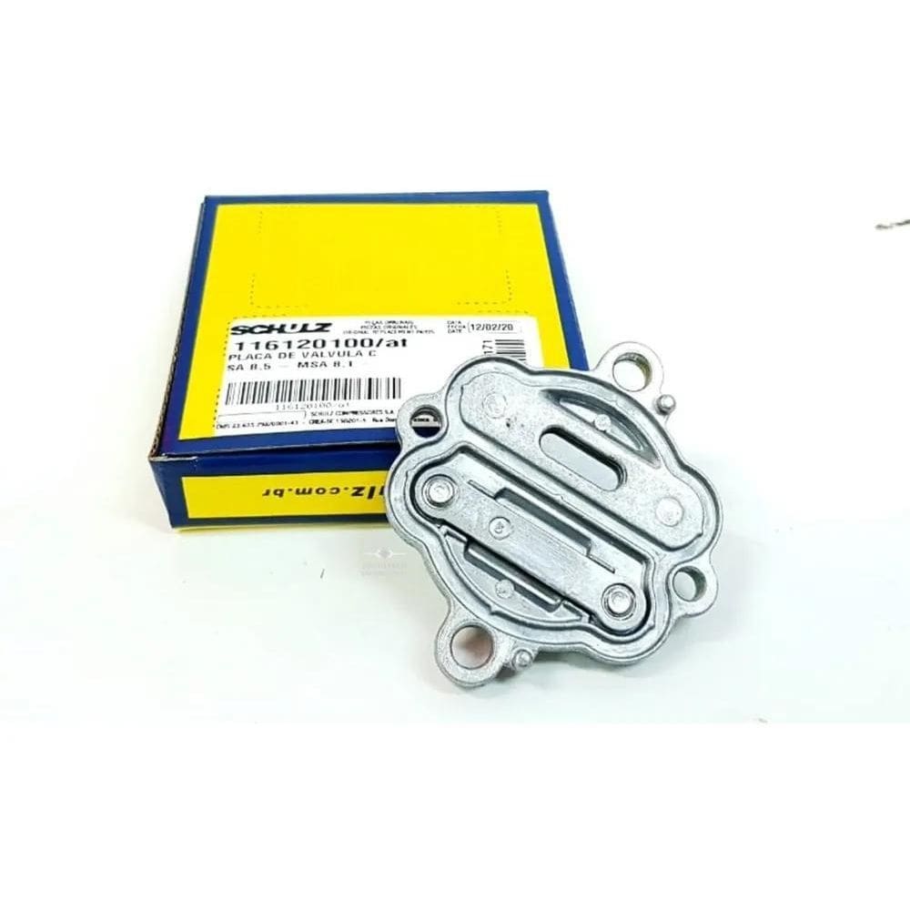 2X Placa De Válvula Compressor Csa 8,5 / Msa 8,1 Schulz Orig