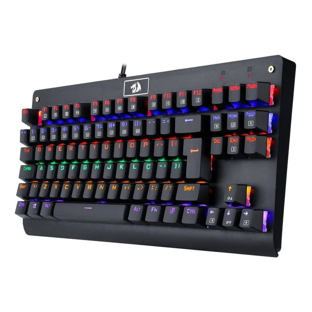 Teclado Gamer Redragon Dark Avenger Rainbow Switch Marrom