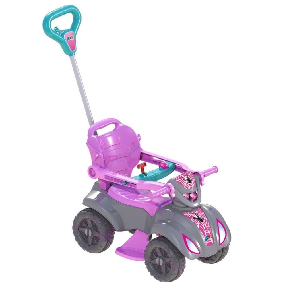 Quadriciclo Infantil Baby Aranha Girl - Rosa