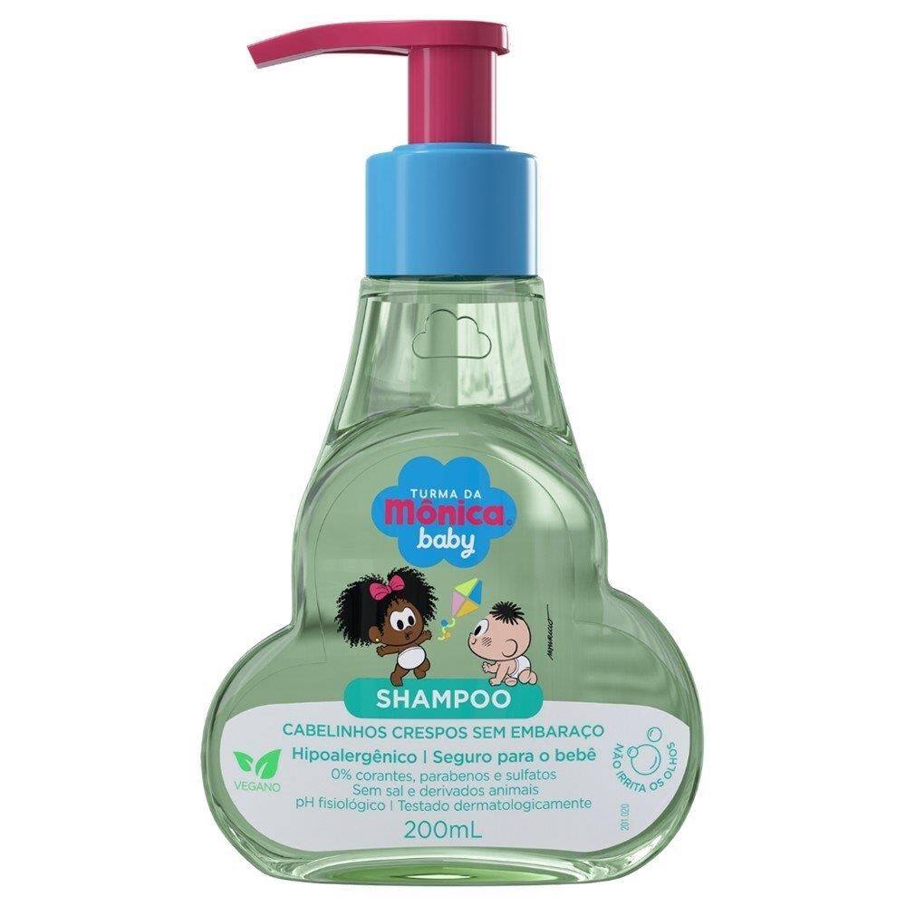 Shampoo Turma Da Monica Baby Cabelinhos Crespos Sem Embaraco 200Ml