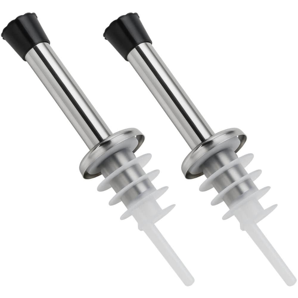 Bico Dosador com Tampa 2 Peças Plástico Inox para Garrafa Az