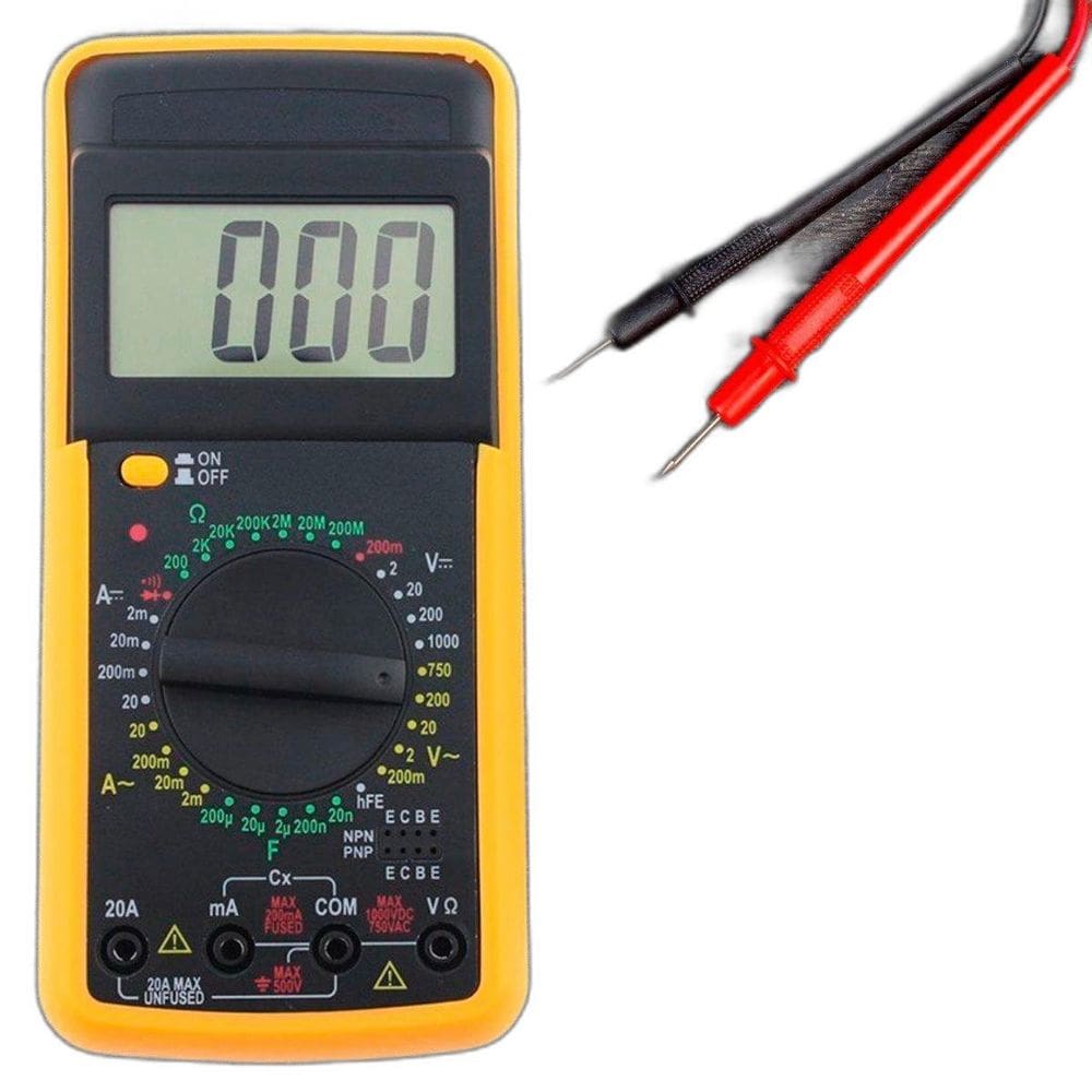 Multímetro Tensão Profissional Capacitor