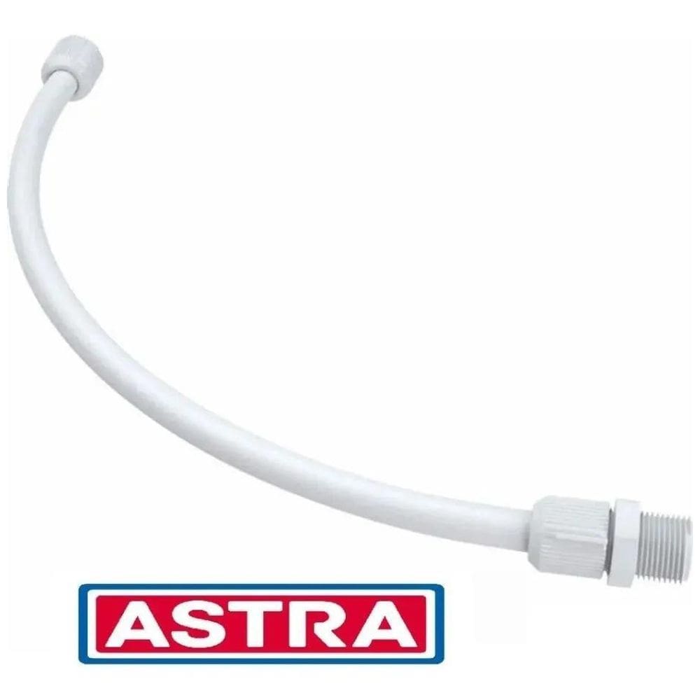 2X Engate Flexível 1/2 X 40Cm Água Fria Pvc Astra Rabicho