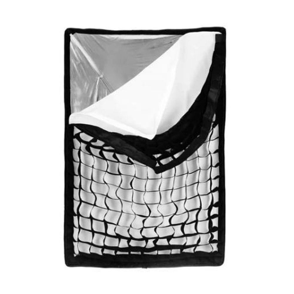 Refletor Softbox Haze Bowens Grid/Colmeia 80X120Cm Flash E