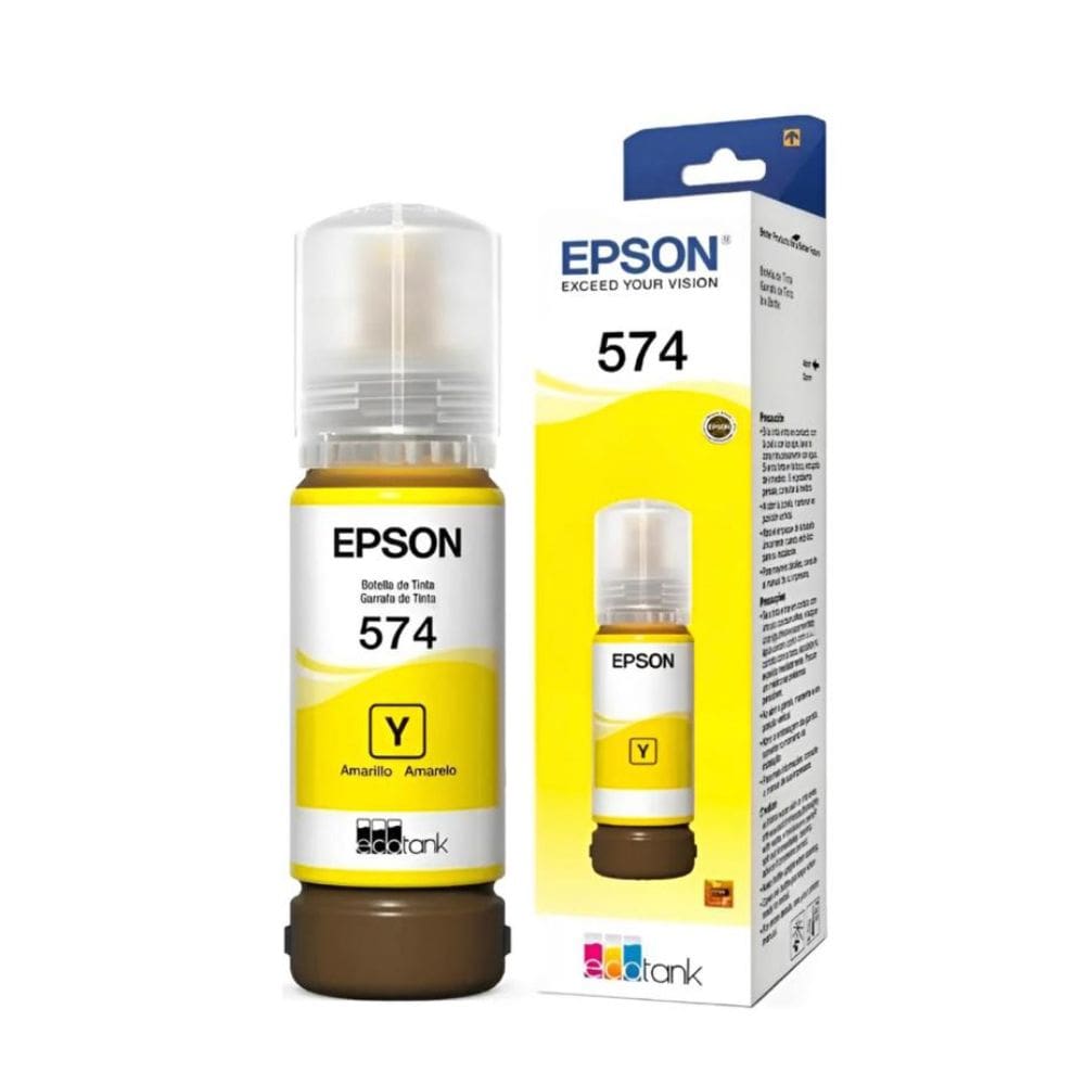 Garrafa De Tinta Amarela Epson T574 70ml T574420