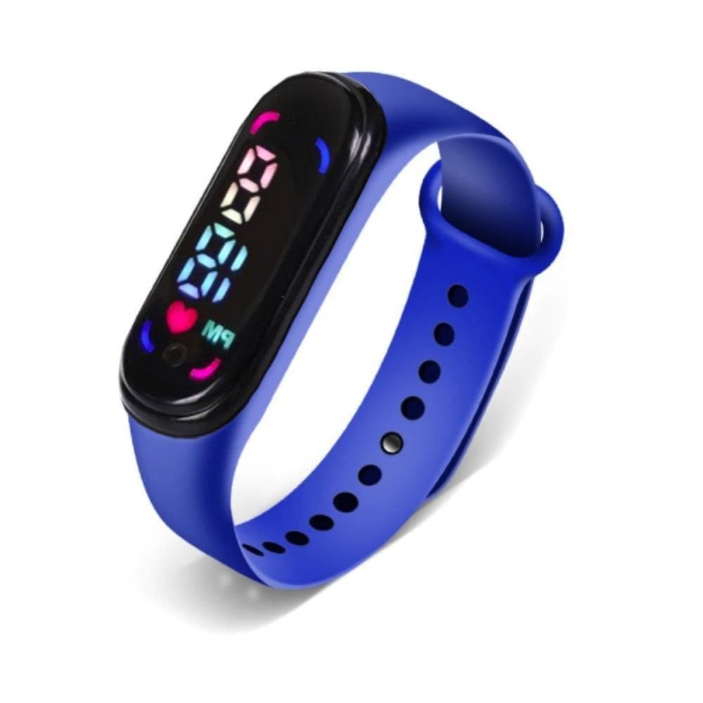 Relógio Digital Esporte Bracelete Led Adulto Infantil Barato