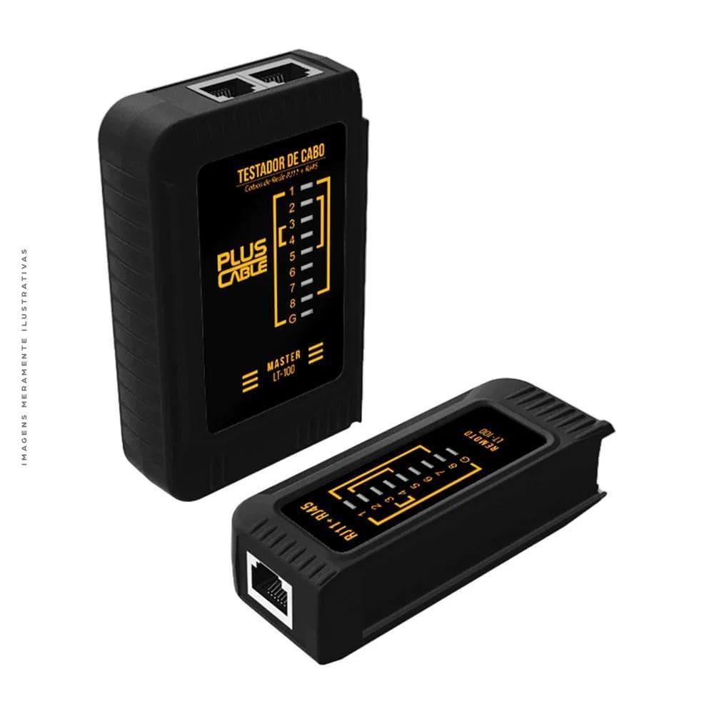 Testador De Cabo De Rede Lt-100Bk Plus Cable