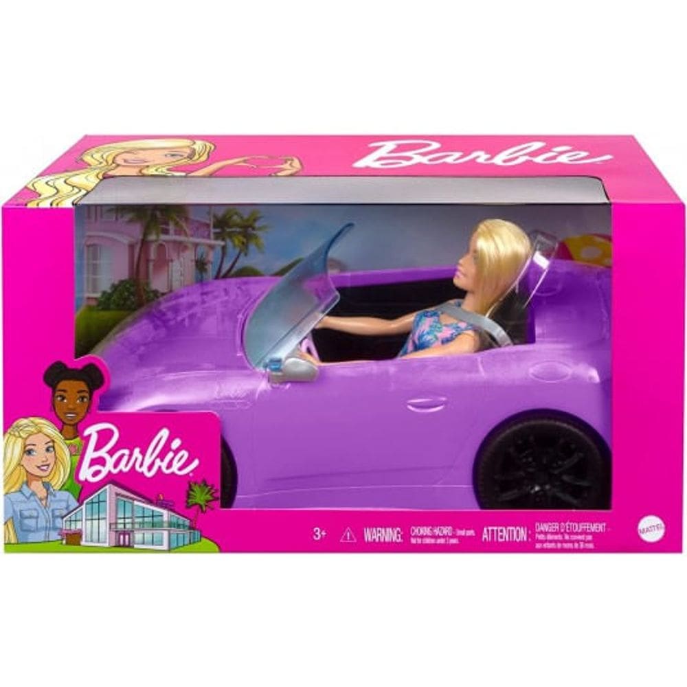 Veiculo - Barbie Conversivel Roxo MATTEL