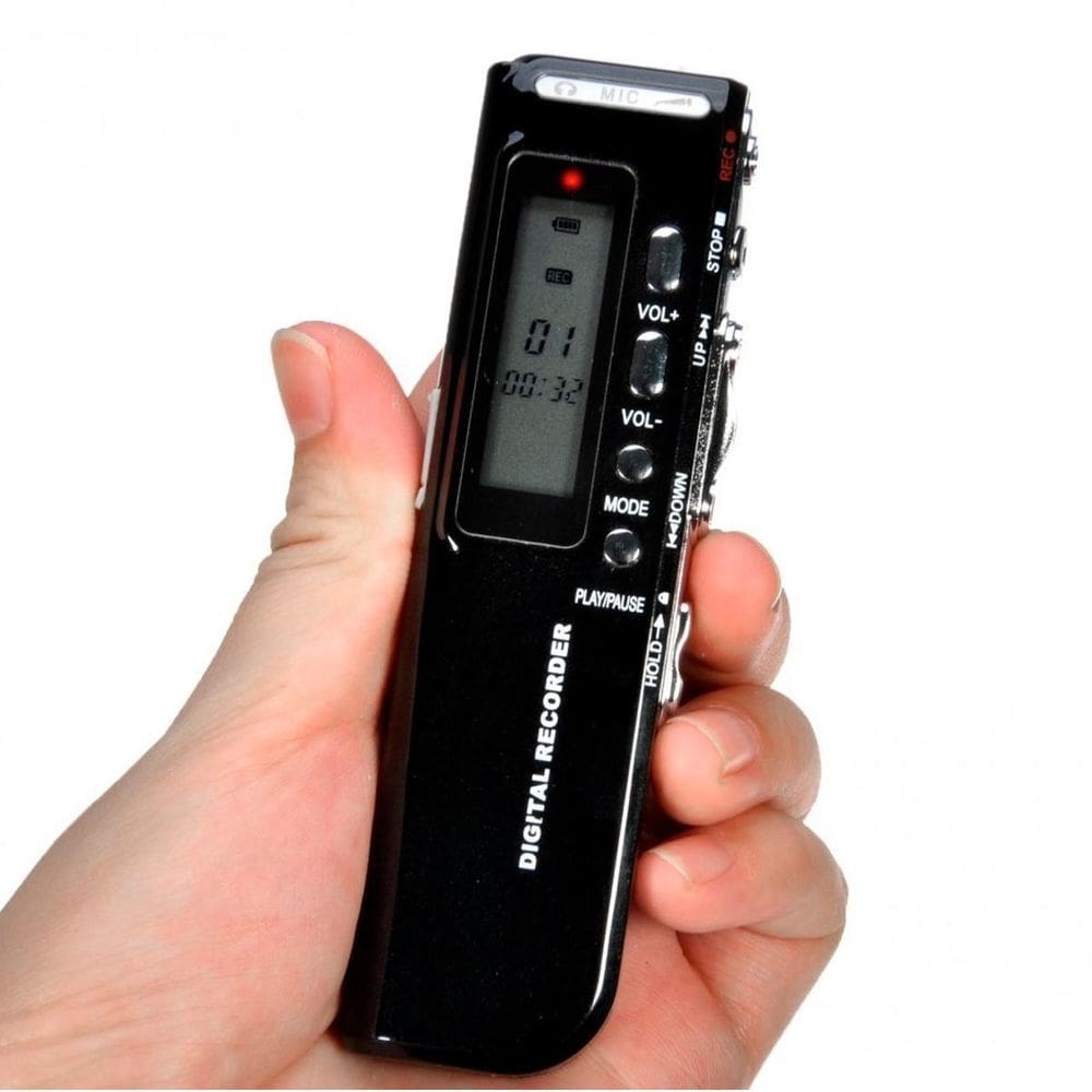 Gravador Voz Profissional Microfone Embutido Ideal Gravação