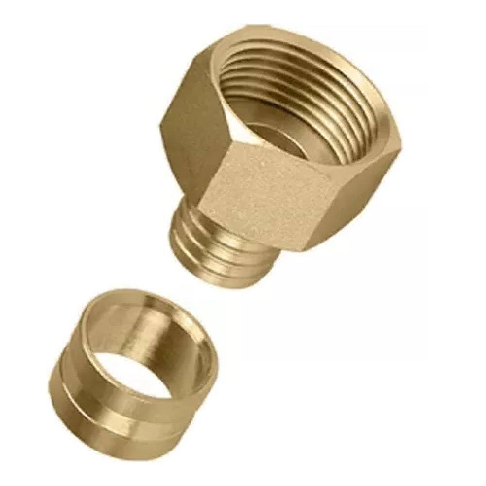 Conector Fixa Fêmea PEX Água 32X1”Kit c/ 20-Emmeti