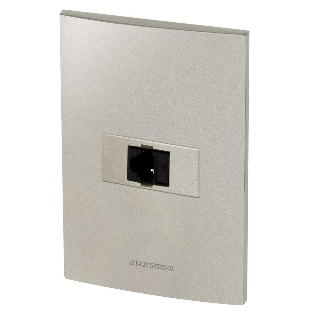 Conjunto 1 Tomada Telefone Rj11 - Inova Titanium - Att24