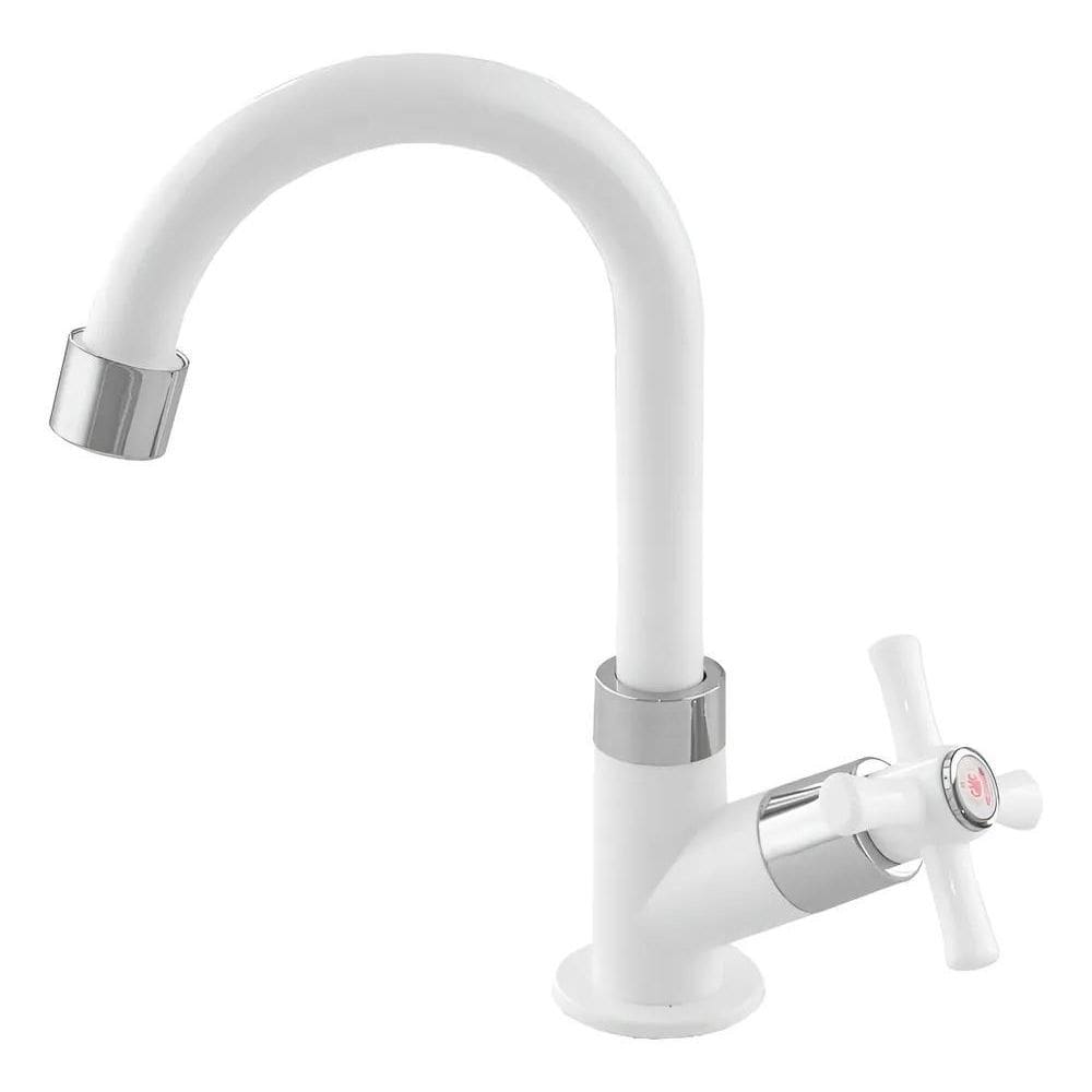 2X Torneira Lavatorio Lavabo Banheiro Bancada Abs 1/4 De Vol