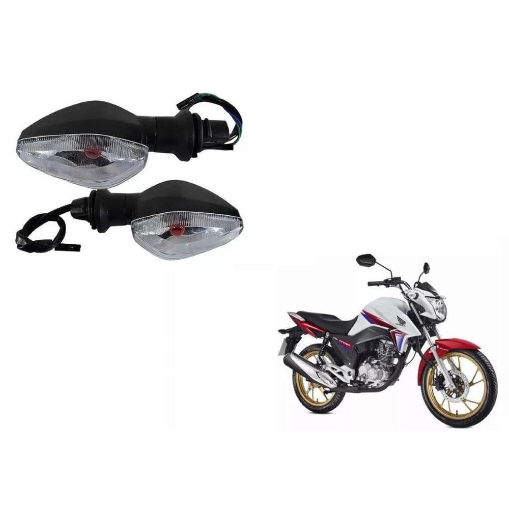 Par Piscas Completo Cg Titan Fan 125 150 160 2014 Ate 2021