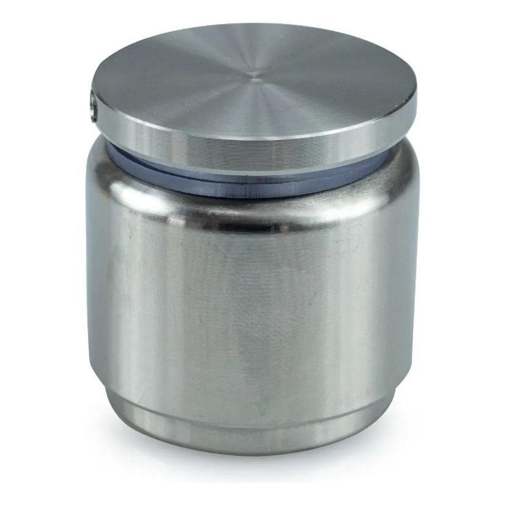 2X Prolongador Botton Aço Inox 304 Para Vidro Guarda-Corpo O