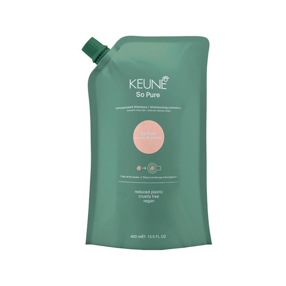 Keune So Pure Polish Shampoo Refil 400Ml