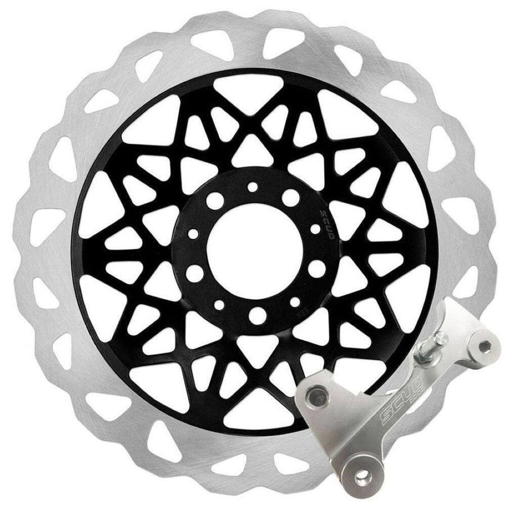 Disco De Freio Preto Scud Honda Nxr Bros 125 150 160 Xre 190