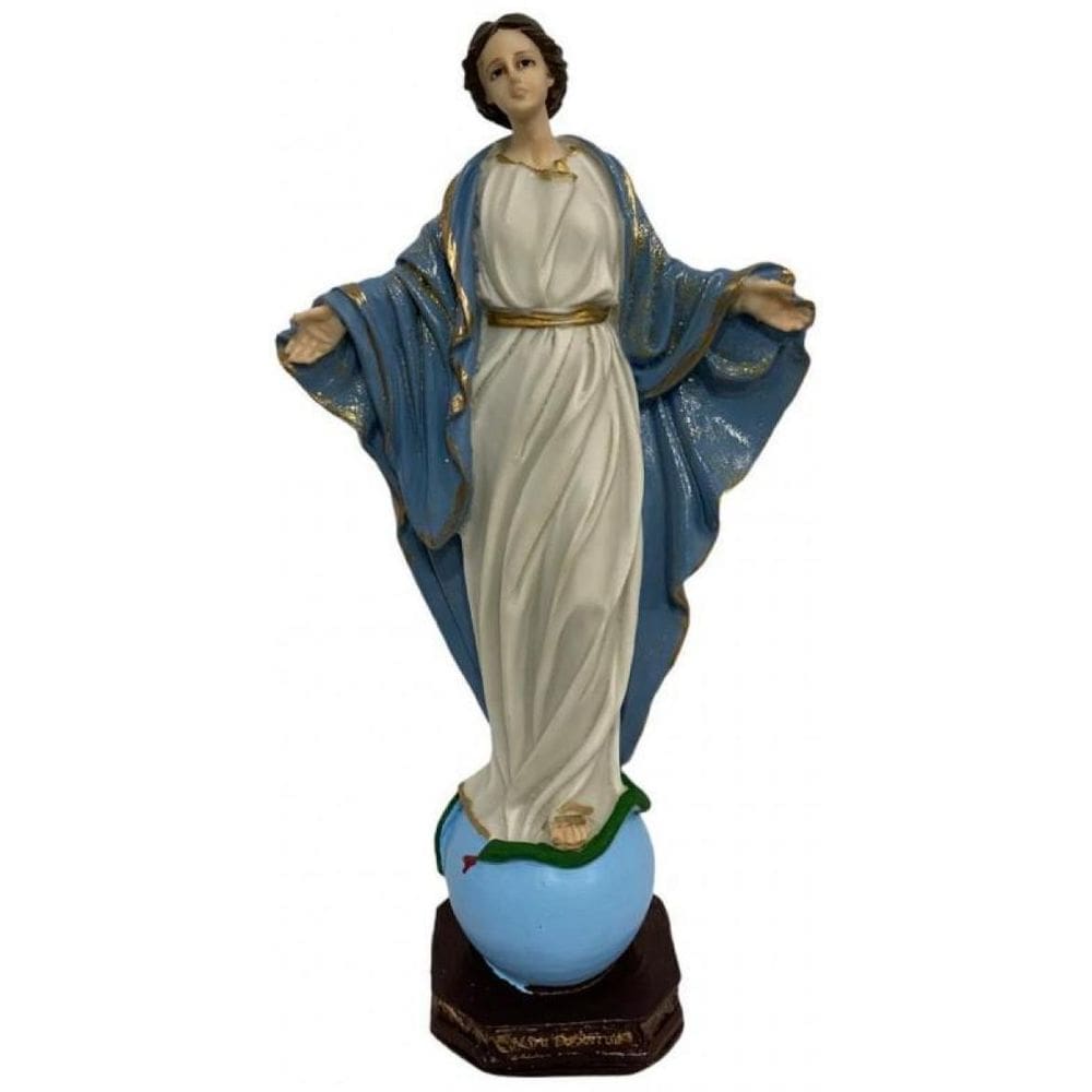 Escultura Nossa Senhora Do Sorriso 29 Cm Em Resina