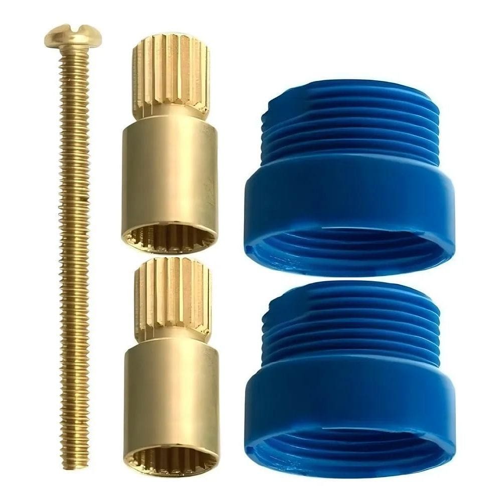 2X Prolongador Registro Docol Pressão Gaveta Novo Com 20Mm