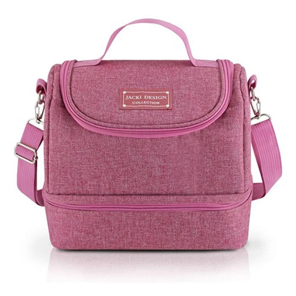 Bolsa Termica Marmita Com Alça 2 Compartimentos Feminina Conc