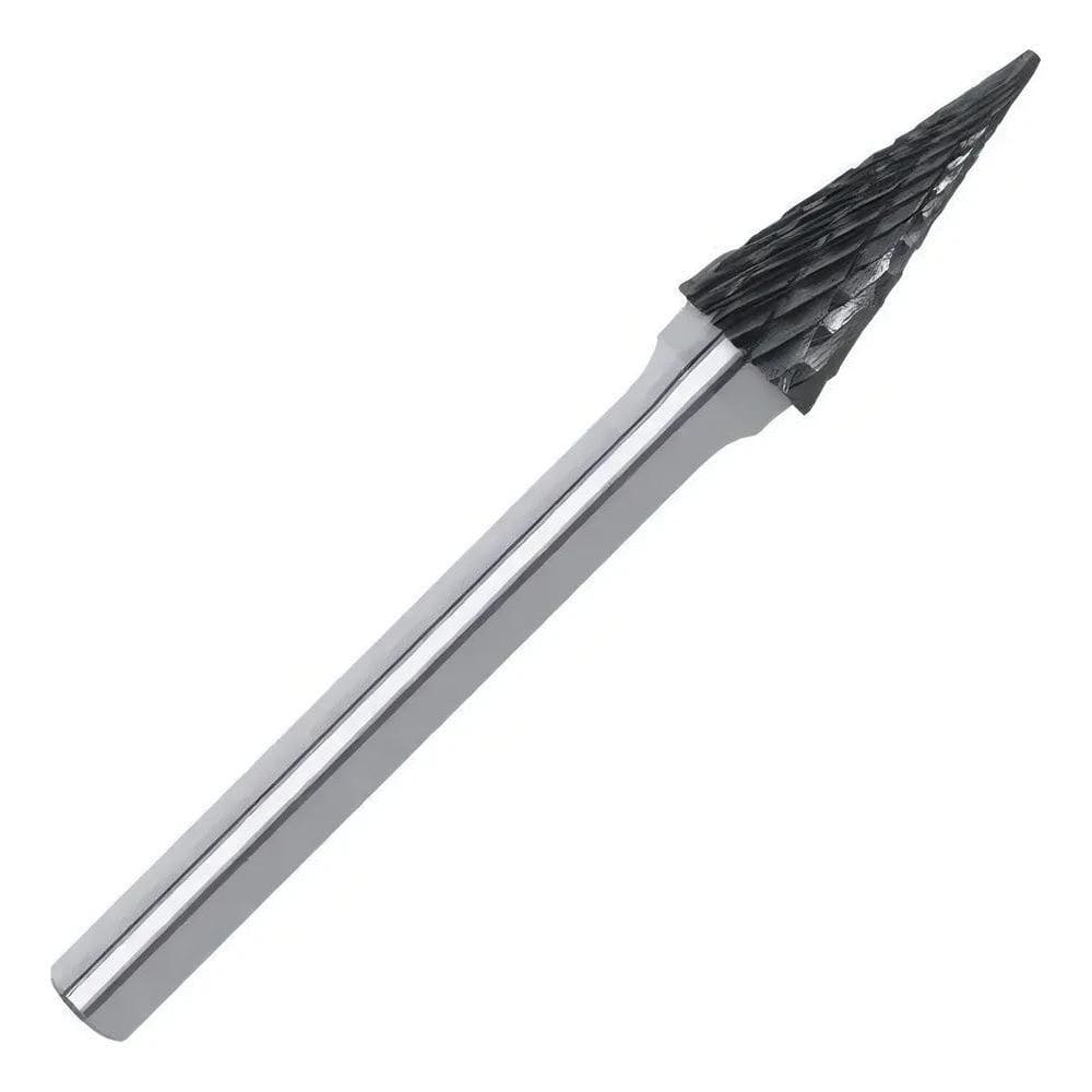 2X Lima Rotativa Cônica Metal Duro 6Mm X 18 Rocast