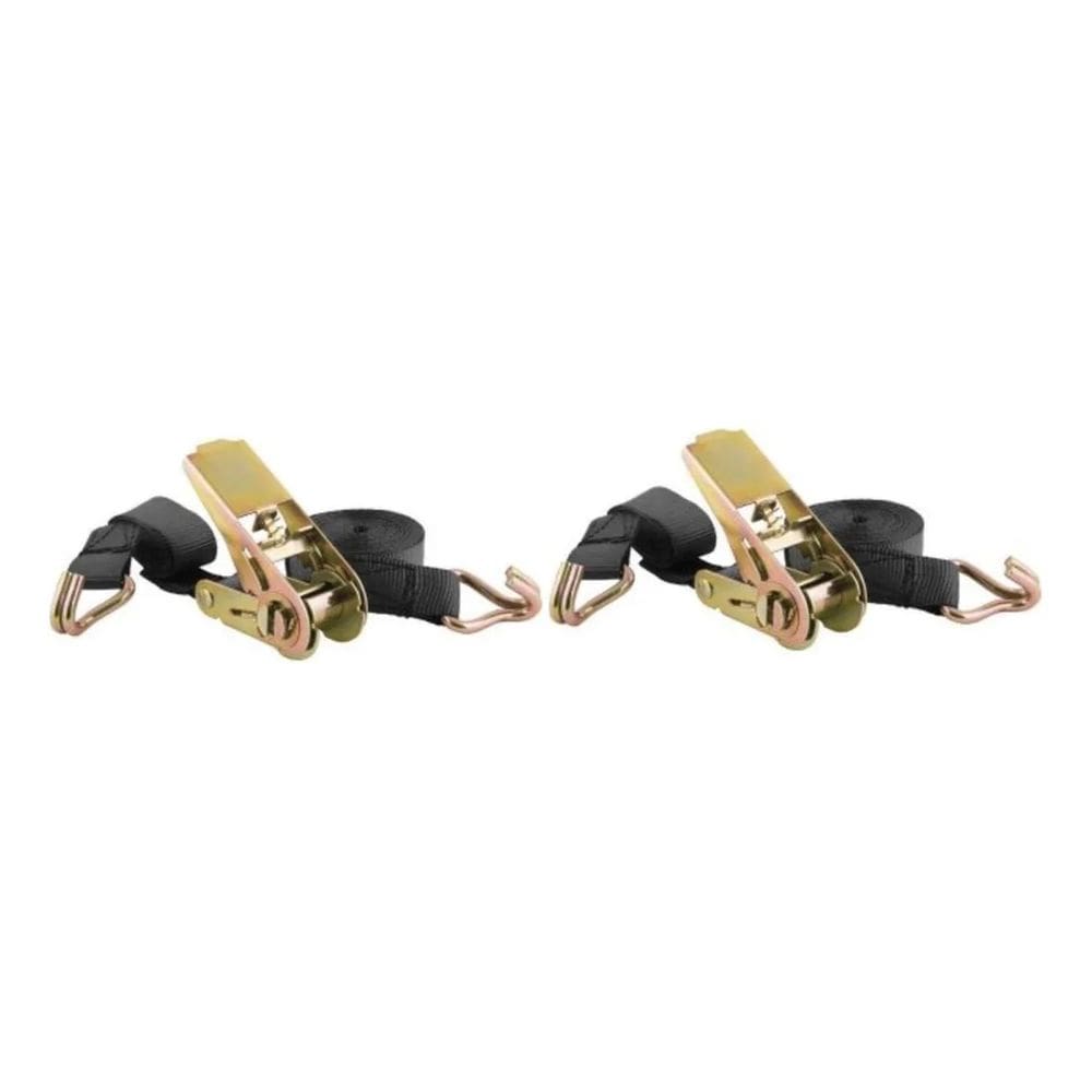 2X Kit 2 Jogos Catraca Cinta De Amarração Carga 800Kg Vonder