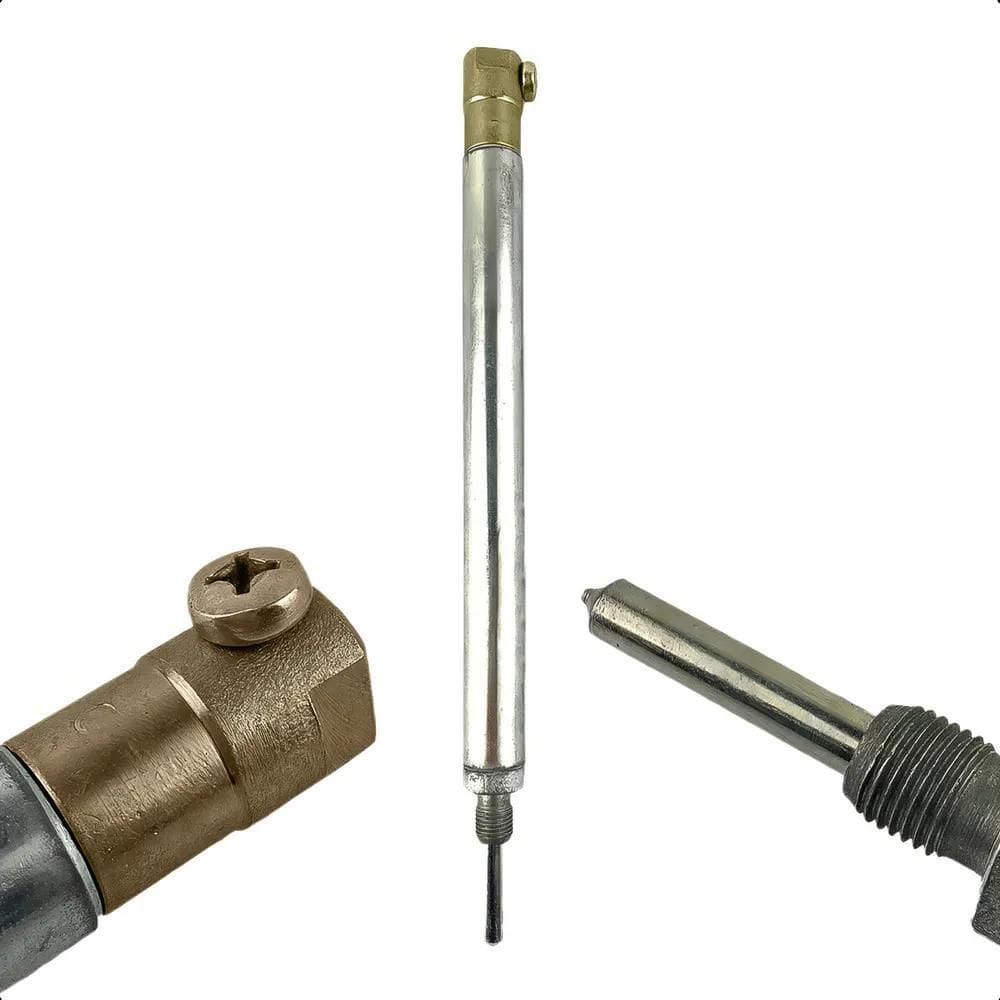 2X Haste Suporte Longo Para Relógio Comparador Rosca M12