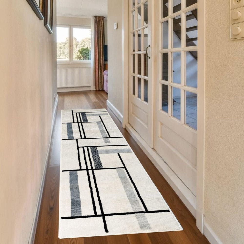 1 Tapete Porta Passadeira Corredor Luxo 57X180 Js Re Nap M60