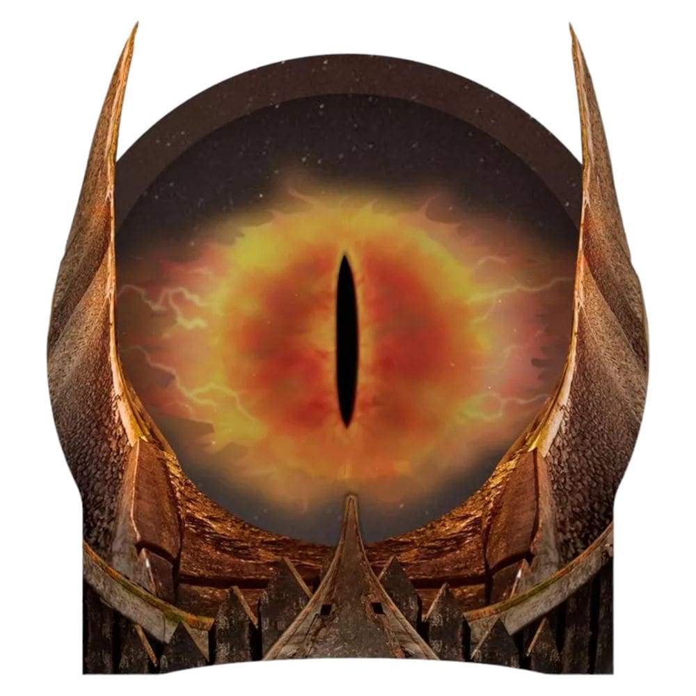 Luminária Em Mdf Senhor Dos Anéis Olho De Sauron Portátil