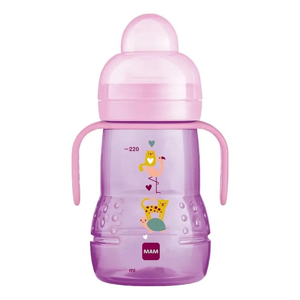 Copo De Transição Antivazamento Trainer 220Ml Rosa Mam