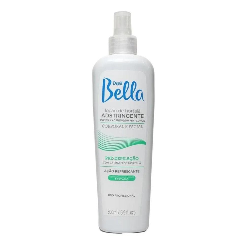 Loção Adstringente Depilação Rosto E Corpo Depil Bella 500Ml