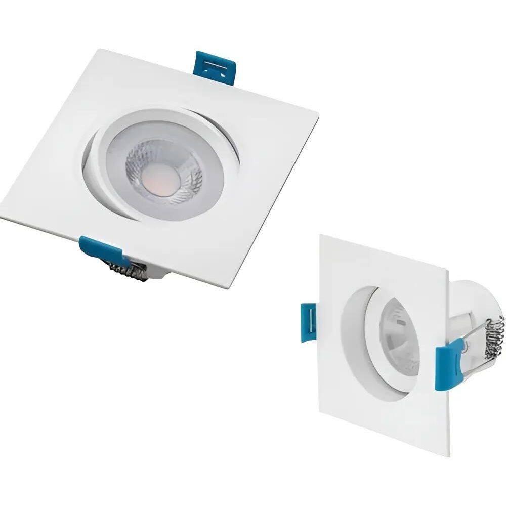 2X Spot Led Embutido Easy Dicroica 4,5W Stella 3000K Sth7915