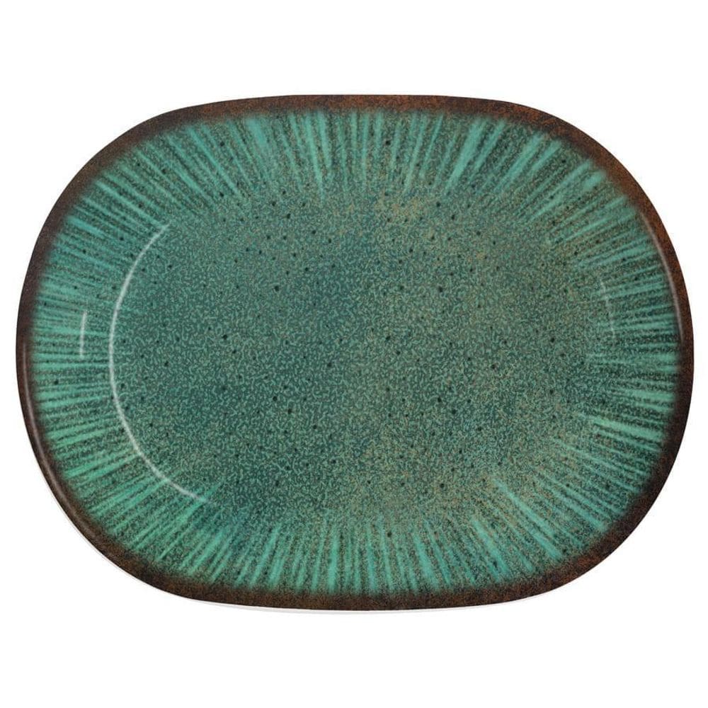 Travessa Cerâmica Alleanza 34cm Branca Resistente