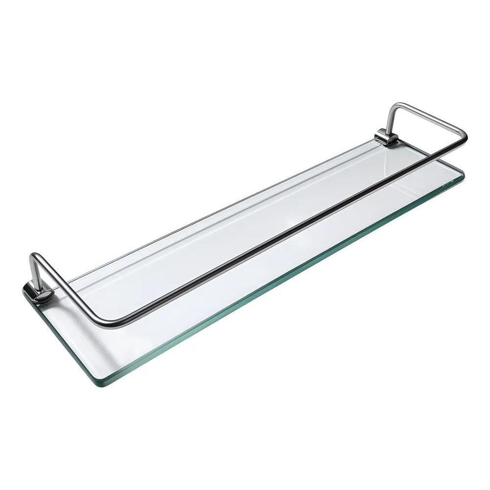 2X Prateleira Porta Shampoo Com Grade 40X10Cm - 8Mm