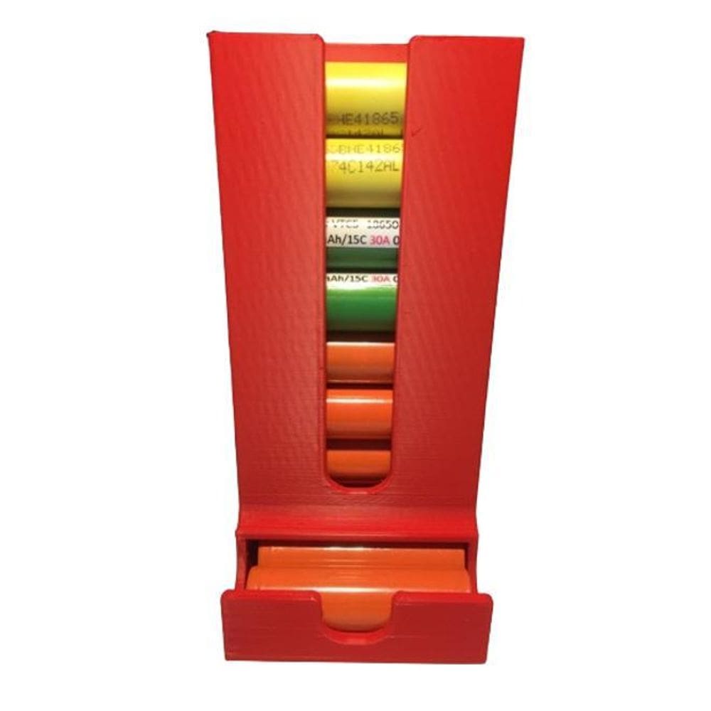 Suporte De Mesa Para Pilhas Baterias 18650 Organização