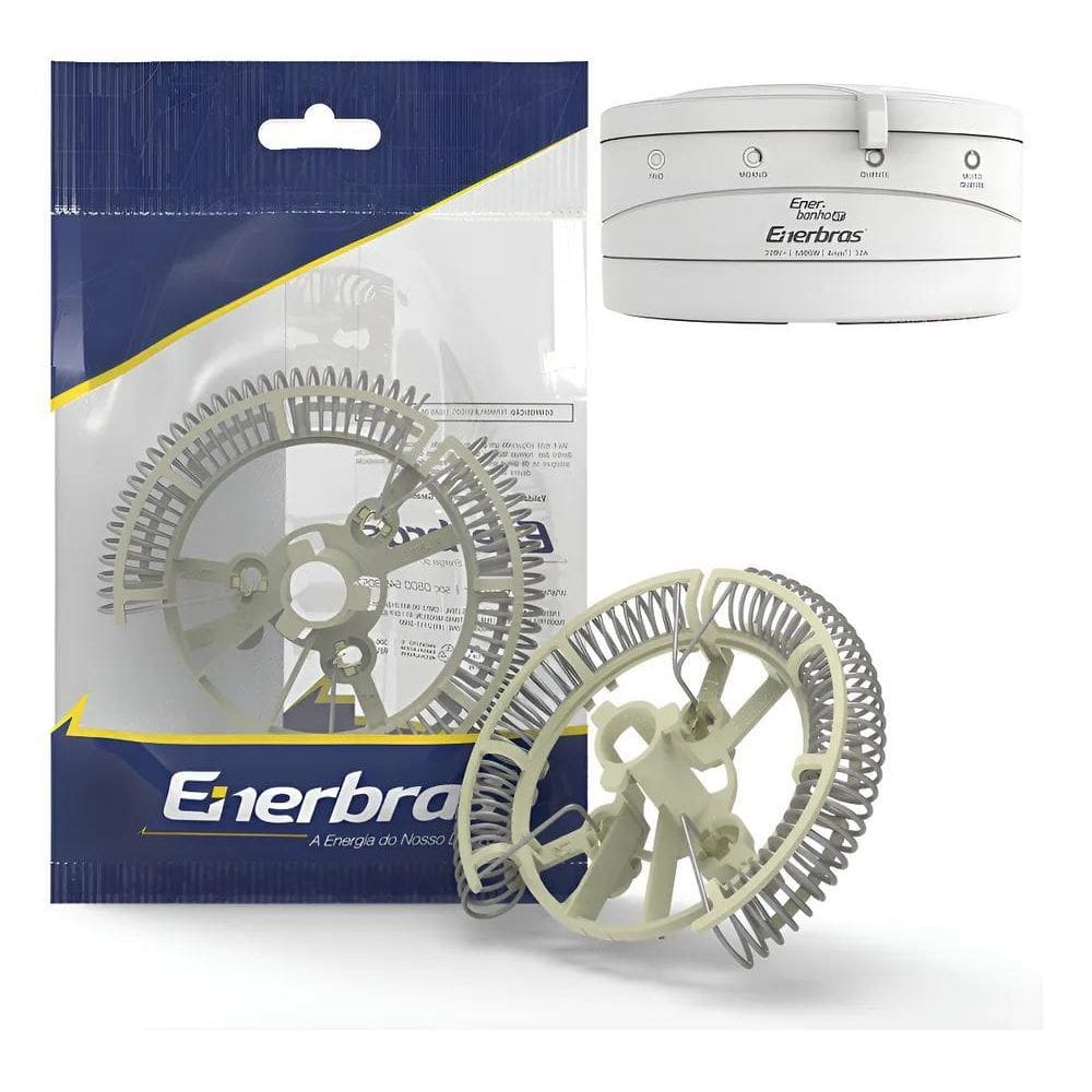 2X Resistência Ducha Enerbanho 4T Enerbras 220V 6800W Todos