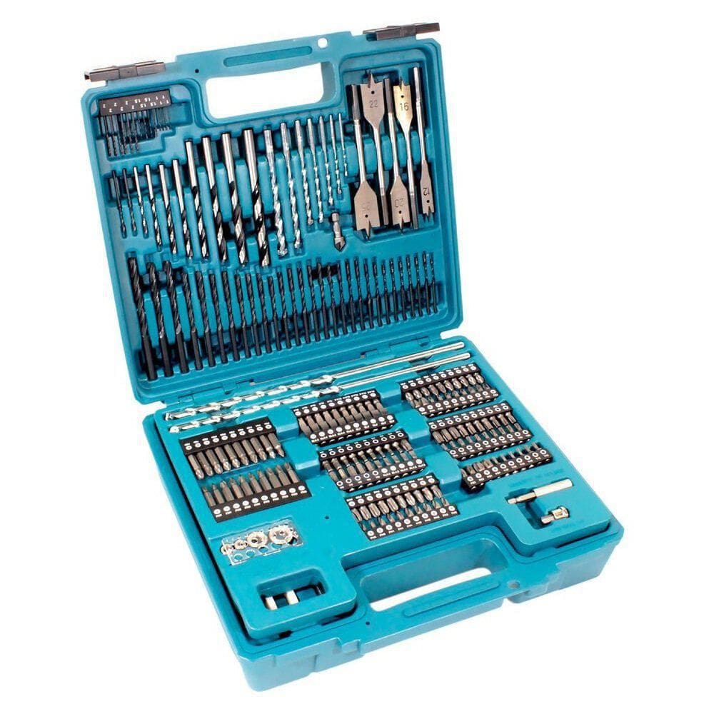 Kit Maleta De Acessórios Makita Com 256 Peças - E-11689
