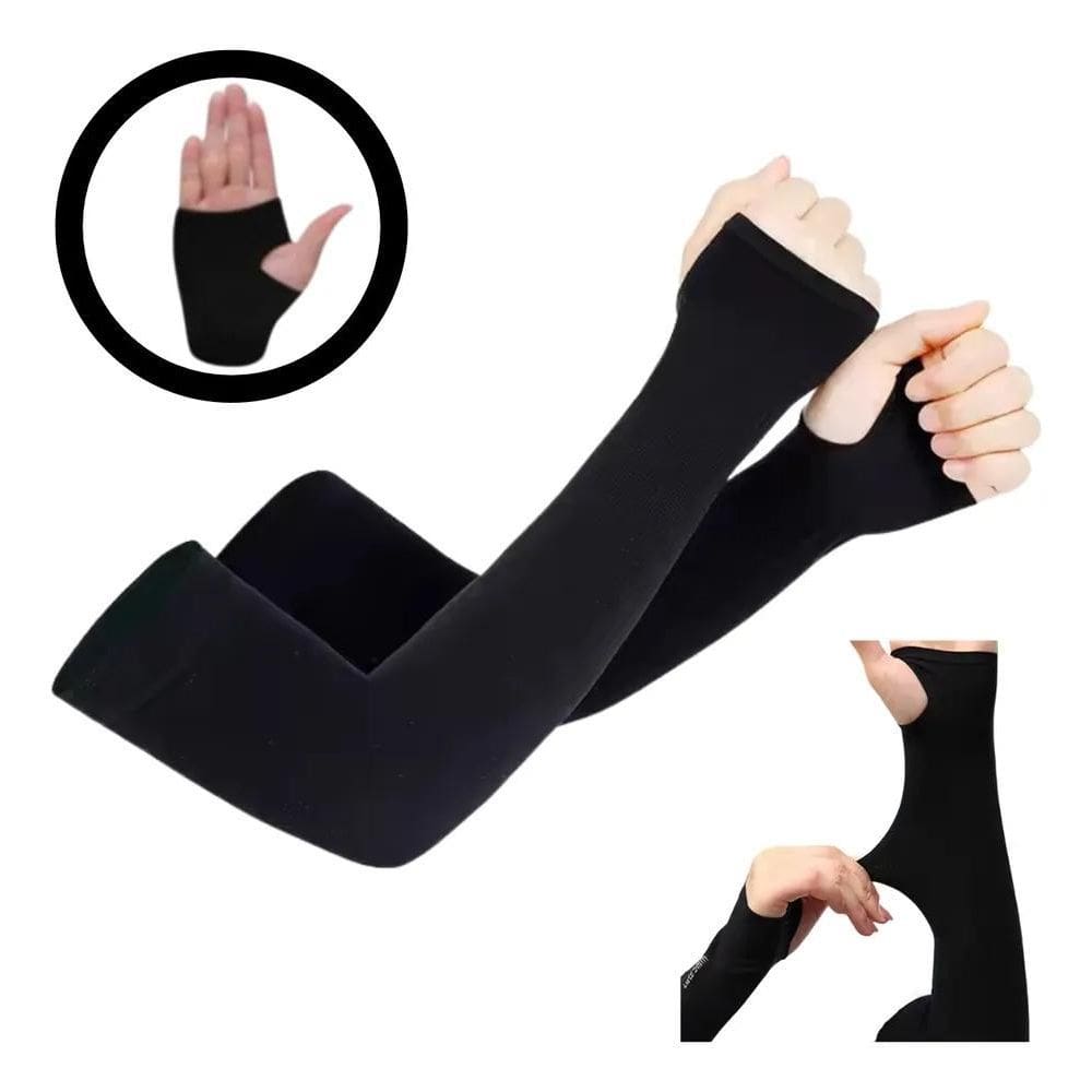2X Manguito Manga Proteção Solar Uv Par Protetor Braço Cicli