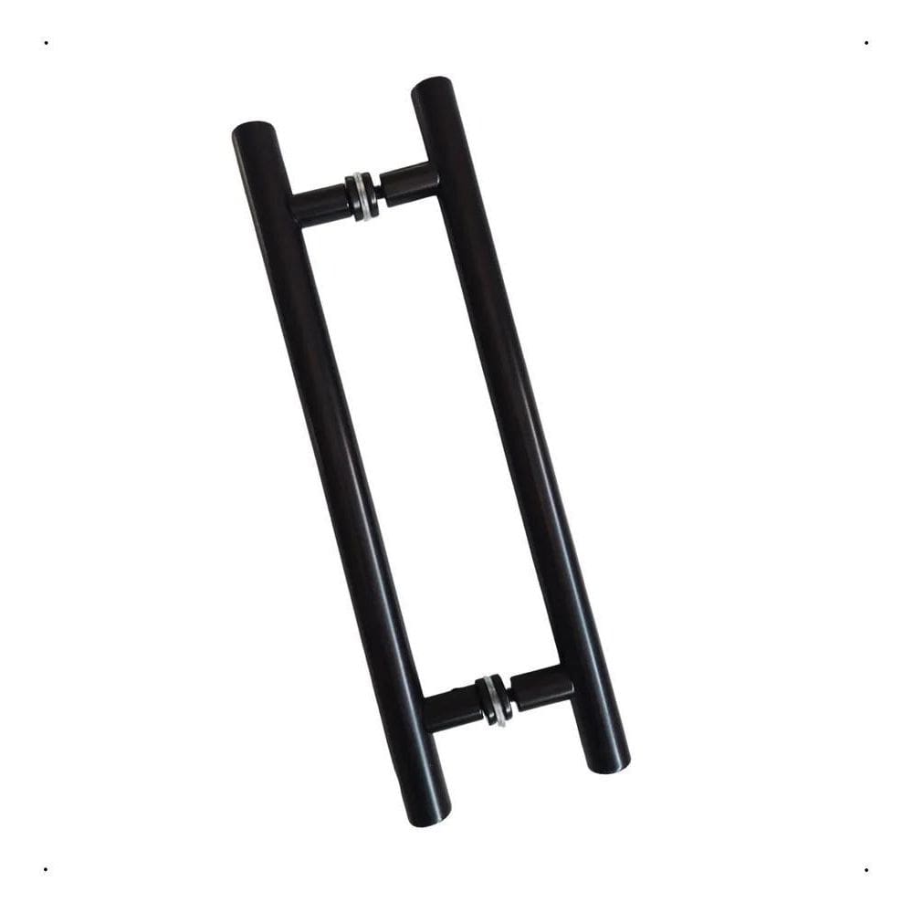 2X Puxador Porta Pivotante H Alumínio 40Cm